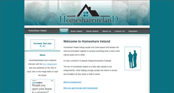 Desktop Screenshot of homeshareireland.ie